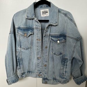 Zara oversized denim jacket